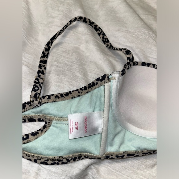 Cheetah Print Push Up Bikini Top - Picture 4 of 4